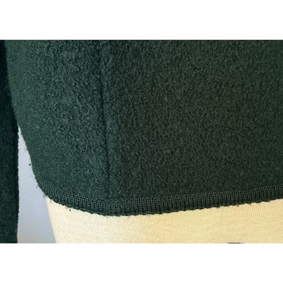 VTG Orvis Sweater Women’s 8 Forest Green Pure Wool Cardigan Silver Buttons Prep - Picture 5 of 11